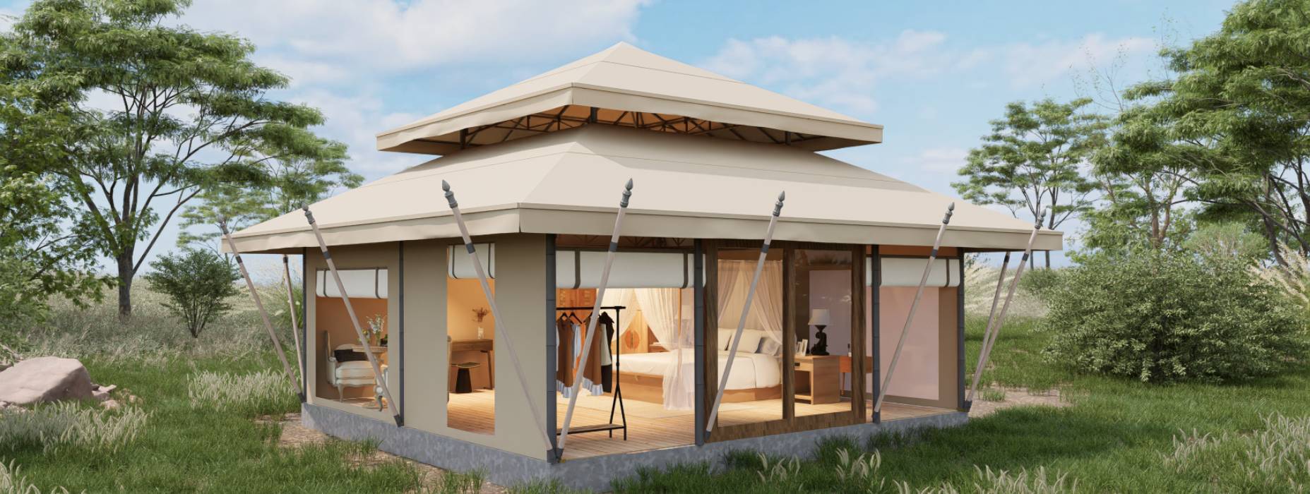 黄埔区户外野奢帐篷